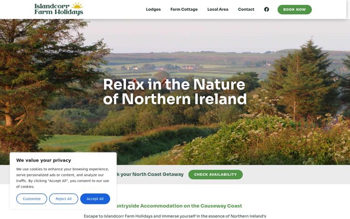 Screenshot of islandcorr.com