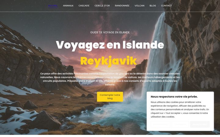Screenshot of islande-guide.fr