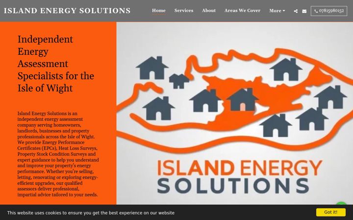 Screenshot of islandenergysolutions.co.uk