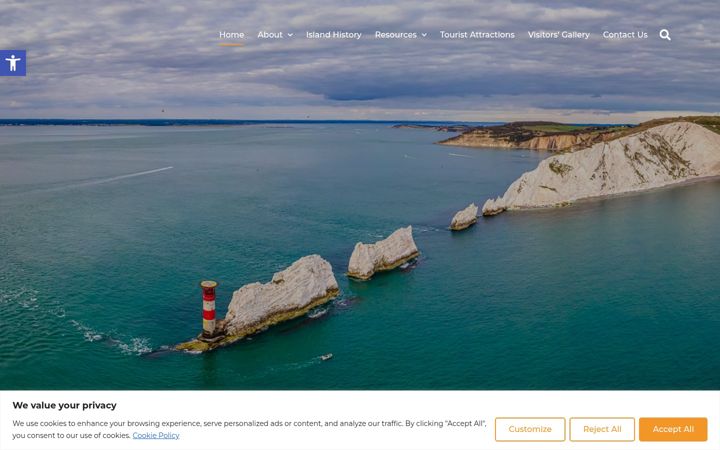 Screenshot of islandeye.co.uk