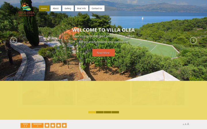 Screenshot of islandhouse-croatia.com
