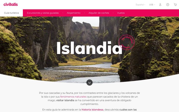 Screenshot of islandia.com