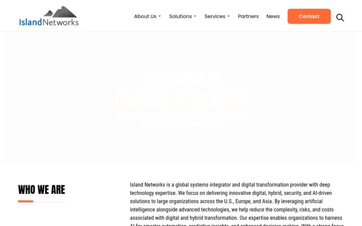 Screenshot of islandnetworks.com