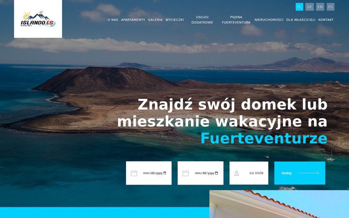 Screenshot of islando.es