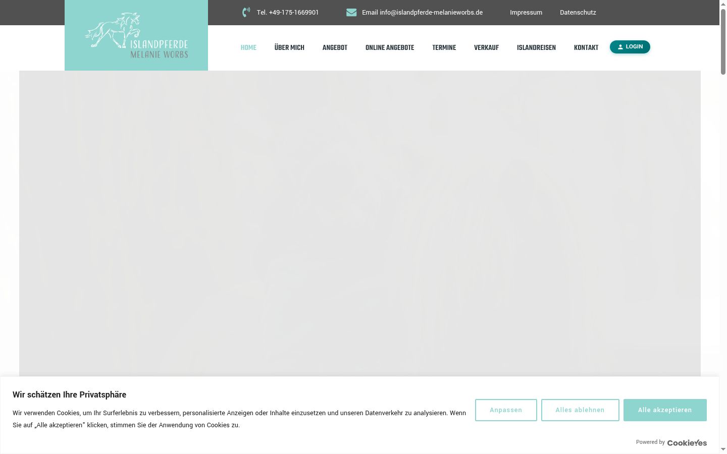 Screenshot tal-banner tal-kunsens muri qabel kwalunkwe interazzjoni