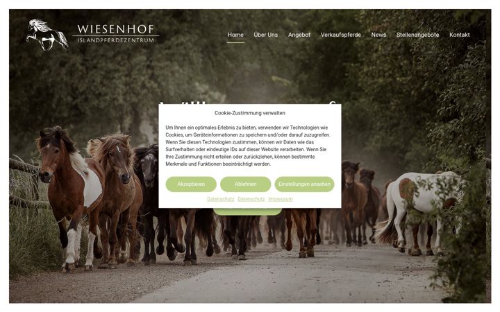 Screenshot of islandpferdezentrum-wiesenhof.de