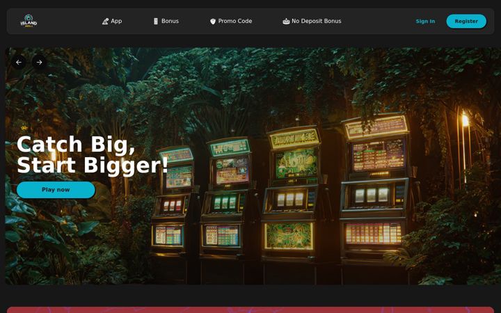 Screenshot of islandreelscasino.org