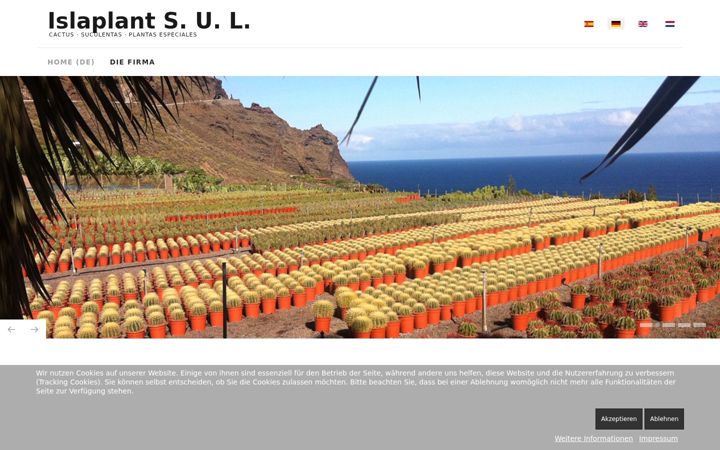 Screenshot of islaplant.com