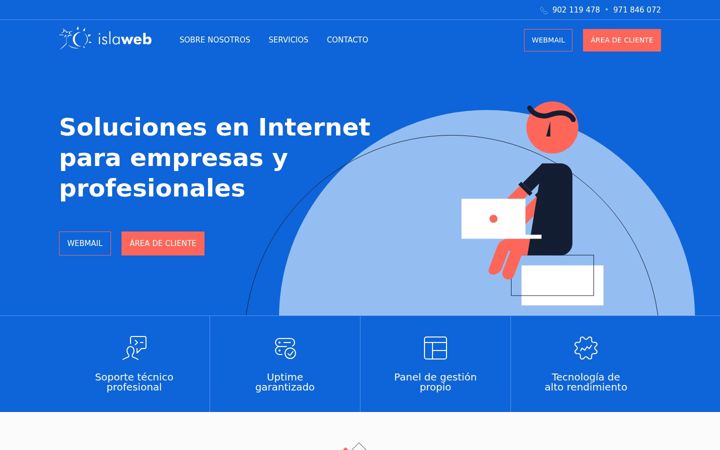 Screenshot of islaweb.com