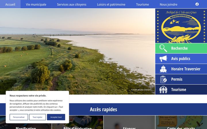 Screenshot of isle-aux-grues.com