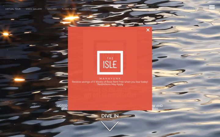 Screenshot of isleapts.com