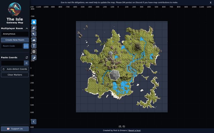 Skærmbillede af islemaps.com