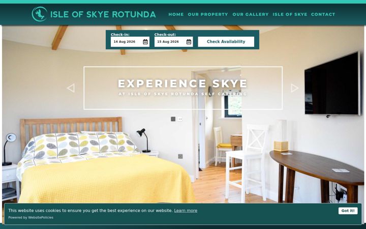Screenshot of isleofskyerotunda.co.uk