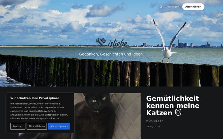 Screenshot of isliebe.de