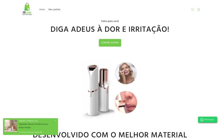 Screenshot of isloja.com.br