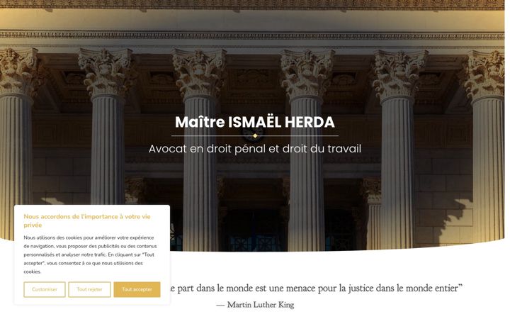 Screenshot of ismael-herda-avocat.fr