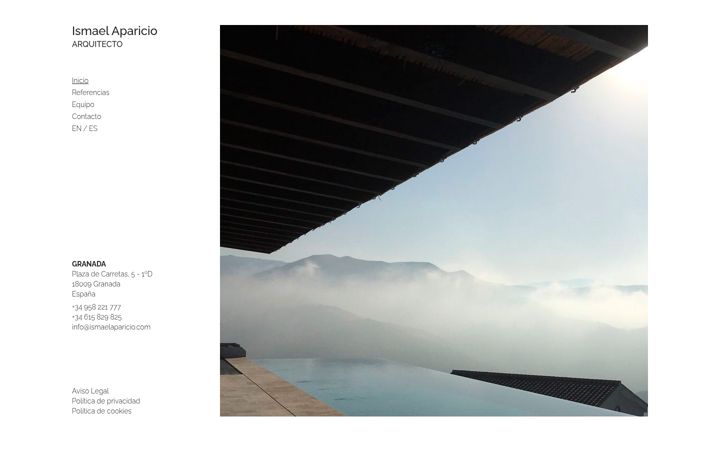 Screenshot of ismaelaparicio.com