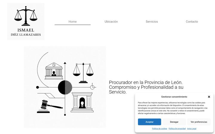 Screenshot of ismaeldiezprocurador.es