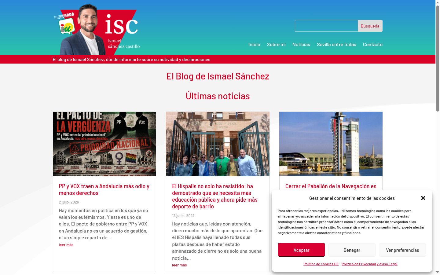Captură de ecran a bannerului de consimțământ afișat înainte de orice interacțiune