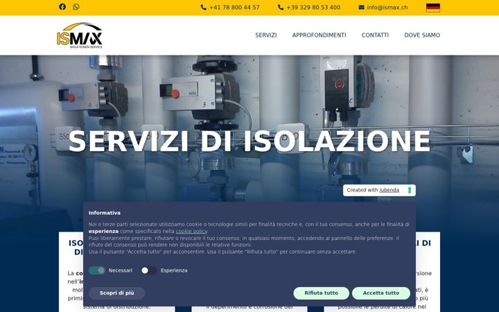 Screenshot of ismax.ch