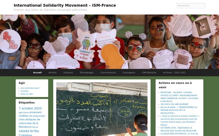 Screenshot of ismfrance.org