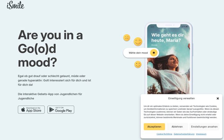 Screenshot of ismile-app.org