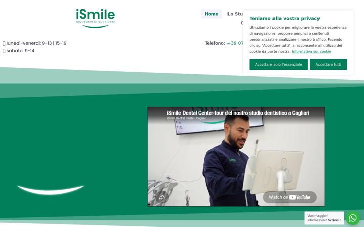 Screenshot of ismiledental.it