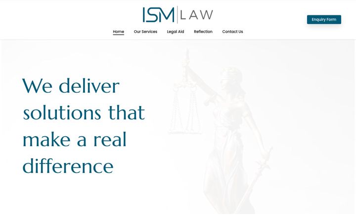 Screenshot of ismlaw.co.uk