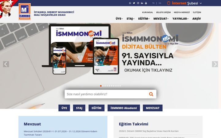 Screenshot of ismmmo.org.tr