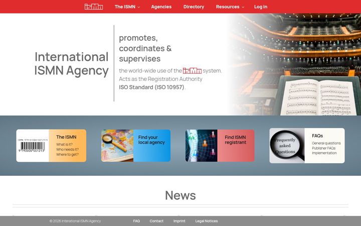 Screenshot of ismn-international.org