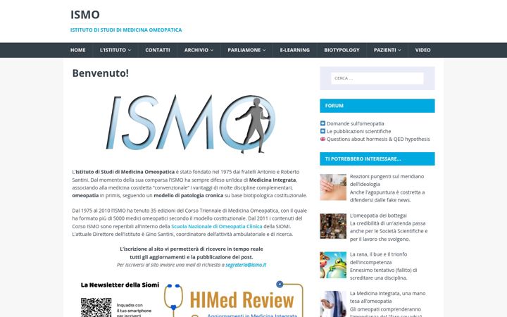 Screenshot of ismo.it