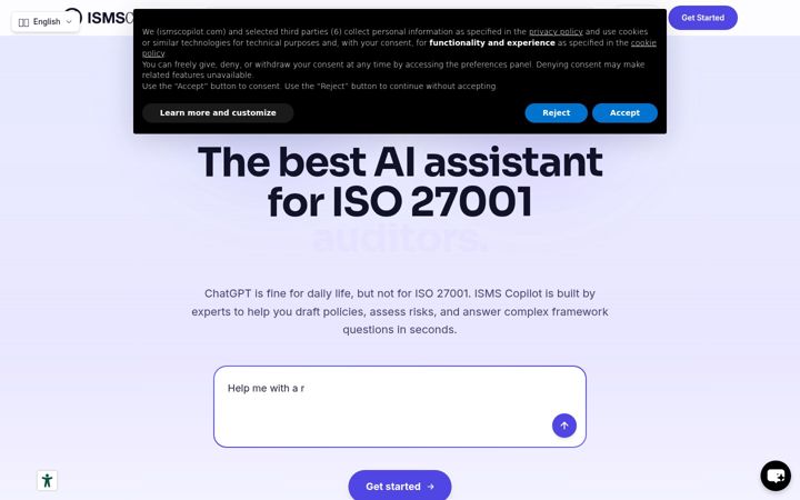 Screenshot of ismscopilot.com