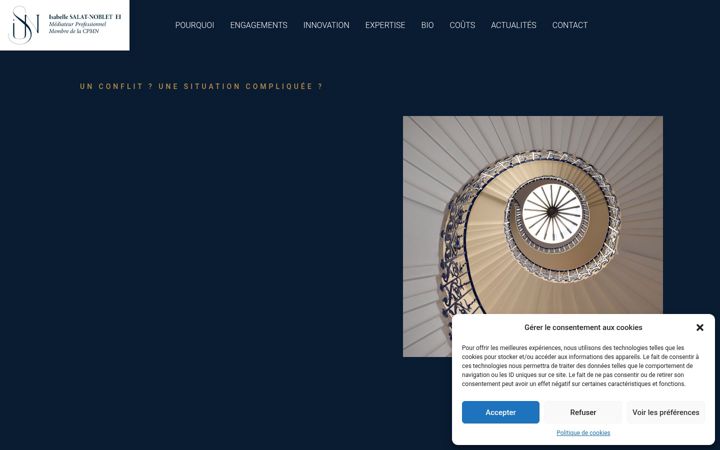 Screenshot of isn-mediateur.com