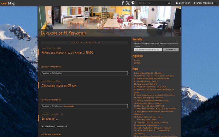 Screenshot of isndsebastien.be