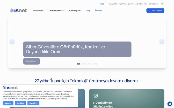 Screenshot ta' isnet.net.tr