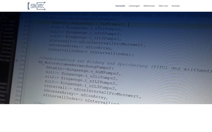 Screenshot of isnotec.de