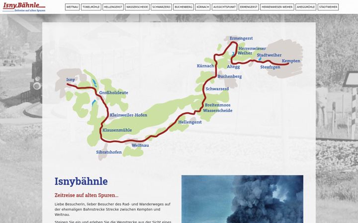 Screenshot of isnybaehnle.de