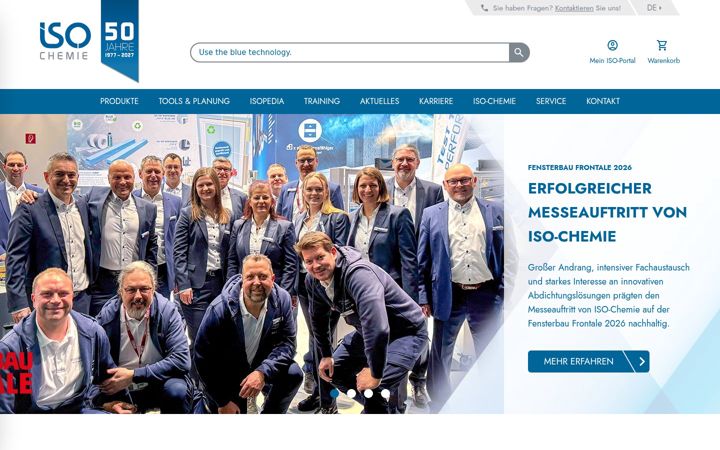 Screenshot of iso-chemie.eu