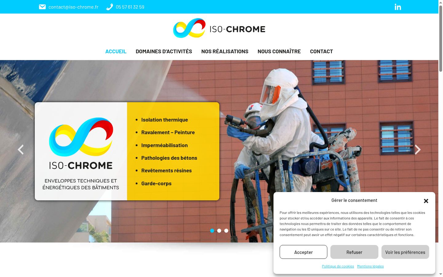 Screenshot van de toestemmingsbanner zoals getoond vóór enige interactie