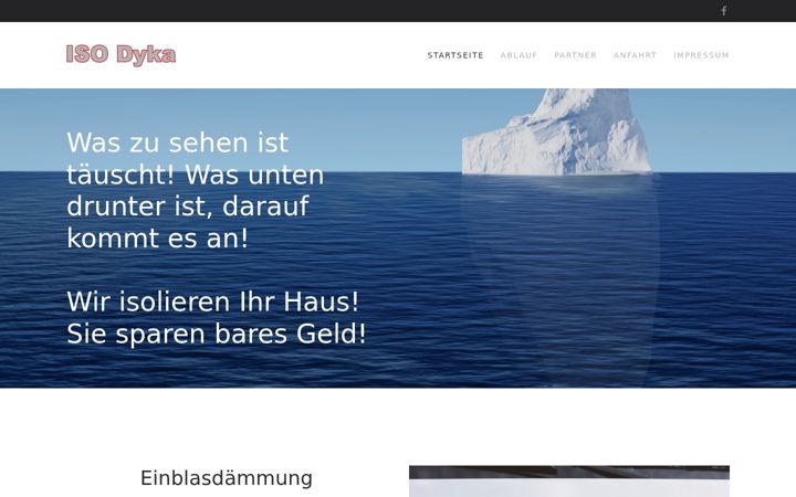 Screenshot of iso-dyka.de
