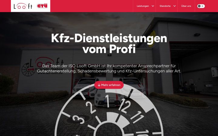 Screenshot of iso-looft.de