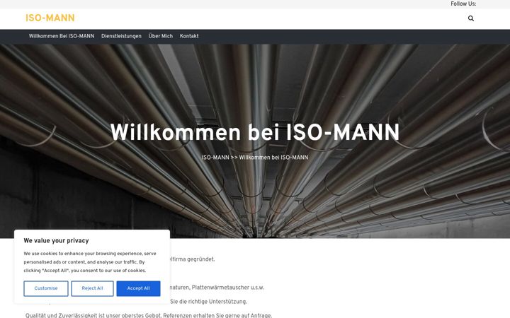 Screenshot of iso-mann.ch
