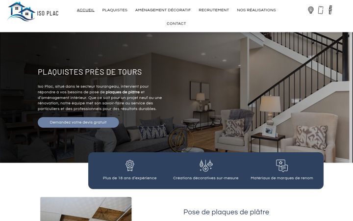 Screenshot of iso-plac.fr