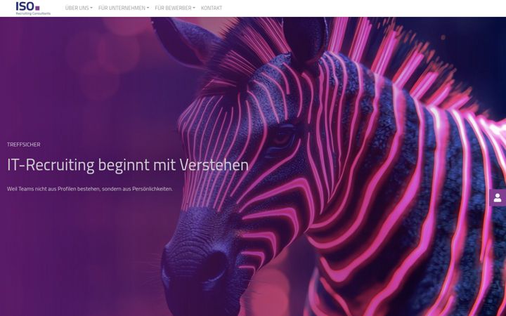 Screenshot of iso-recruiting-consultants.com