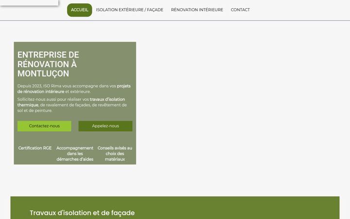Screenshot of iso-rima.fr