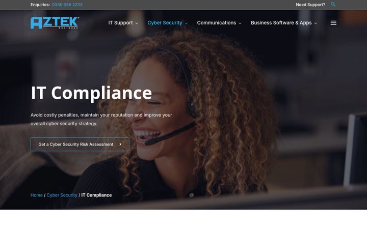 Screenshot of iso27001certified.com