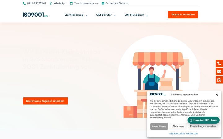 Screenshot of iso9001.info