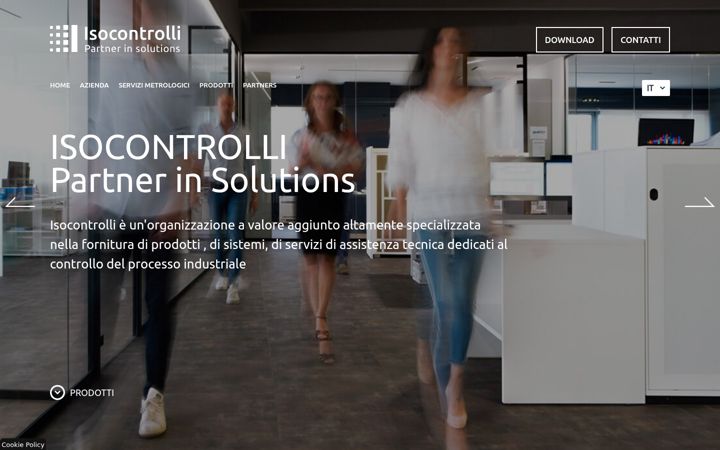 Screenshot of isocontrolli.it