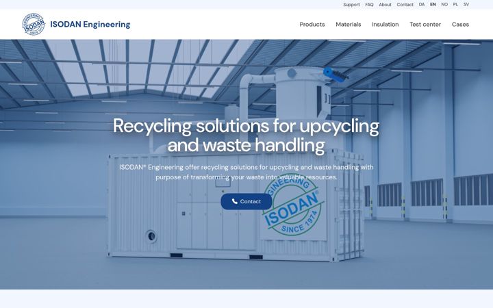 Screenshot of isodan-engineering.com