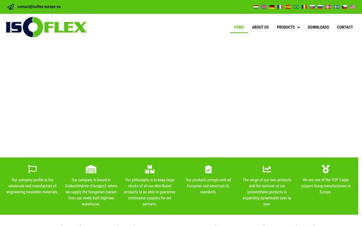 Screenshot of isoflex-europe.eu
